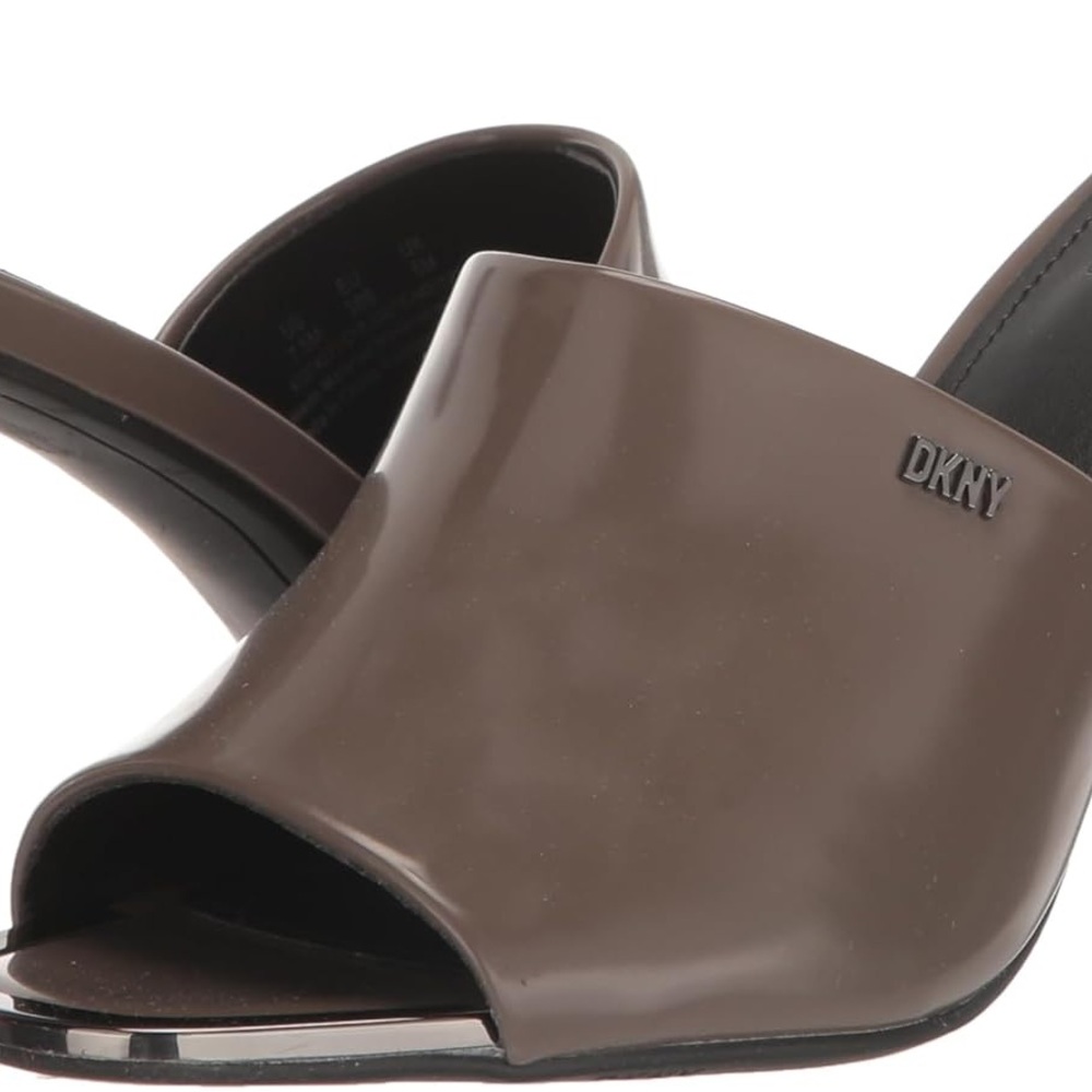 DKNY Women's Chocolate Brown Mules - Picture 2 of 14